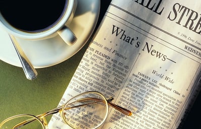 glasses and newspaper 169037