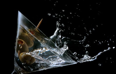 Martini Cocktail Splash