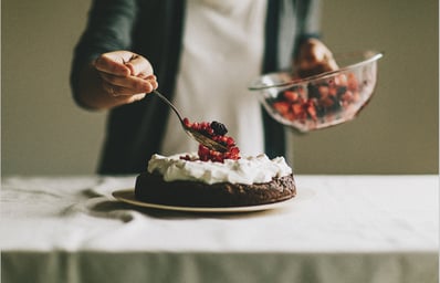 flourless chocolate date cake 09
