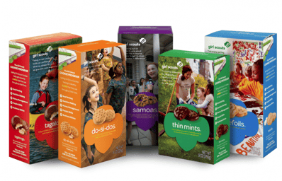 girl scout cookie boxes 1