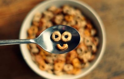 cereal bowl smiley face