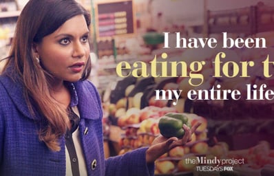 MindyProject 317 Eating TWITTER e1431018188524