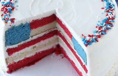 redwhitebluelayeredflagcake1 e1435549164734