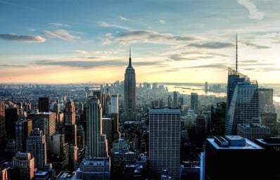 early morning new york city skyline empire state 1920x1200 55 wide