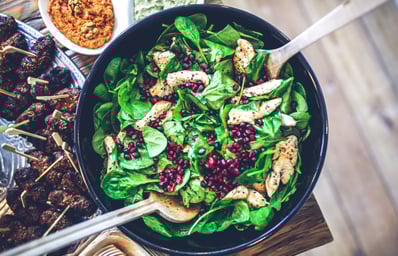 food salad healthy lunch