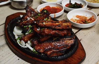 close up pork