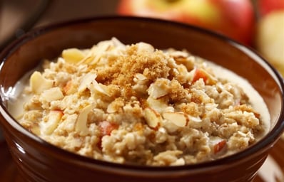 Apple cinnamon oatmeal