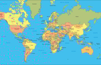 world map