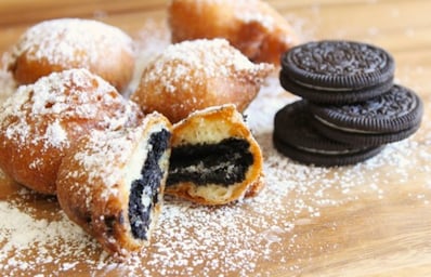 Fried Oreo pancake batter