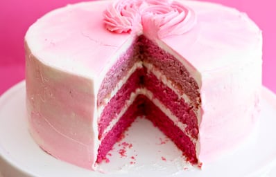 Strawberry Ombre Cake 5