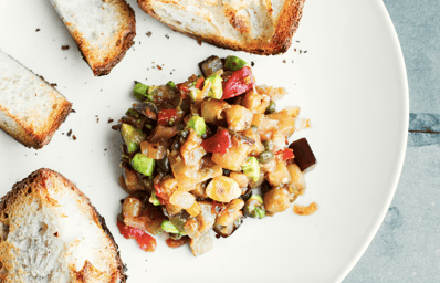 Eggplant Caponata Wine Awesomeness