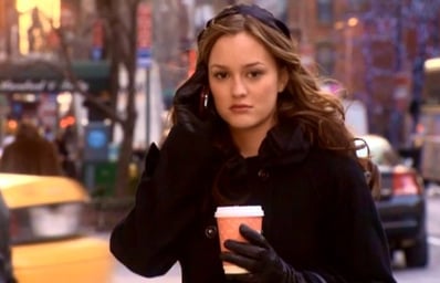 beautiful blair cell phone coat coffee gossip girl Favim.com 78201