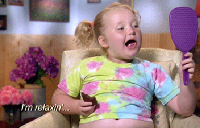 Honey Boo Boo eating