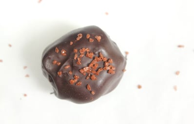 Salted Caremal Date Truffles KatherineBaker overhead