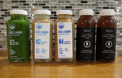 juicelaundry row of juice