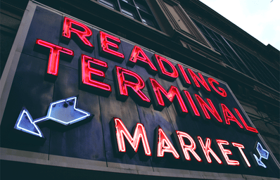 Reading Terminal Market Neon Sign Philadelphia