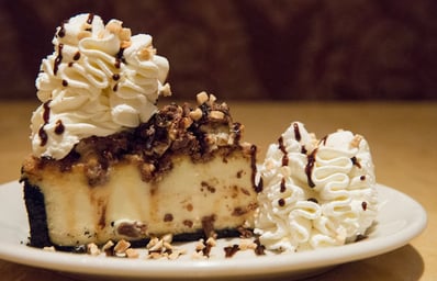 we ate and power ranked every single cheesecake at the cheesecake factory there are 34