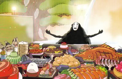 spirited away feast