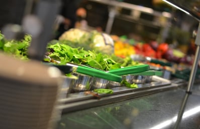 lettuce at salad bar by caryssa lim
