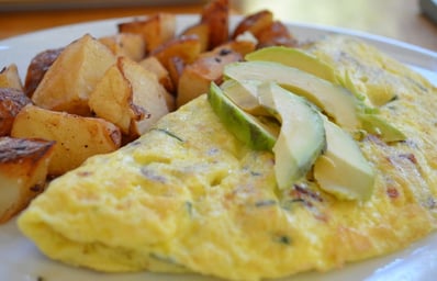 Bacon and Cheddar Omelette