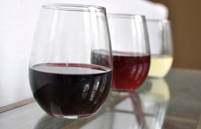 glasses wine