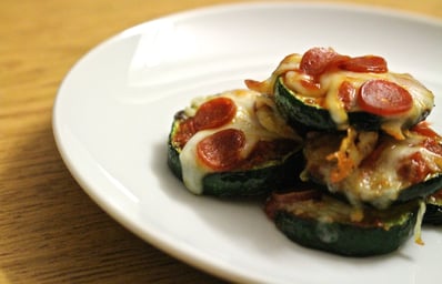 zucchini pizza bites