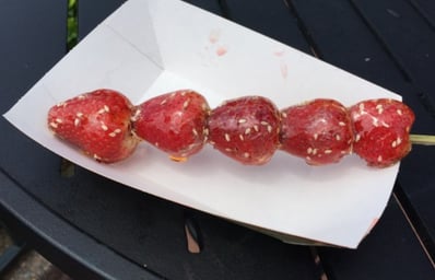 candied strawberries