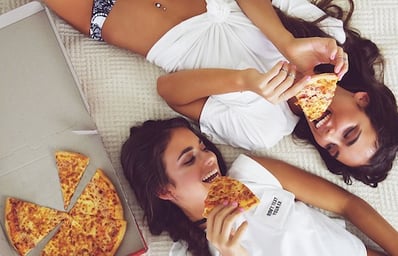 eating pizza11