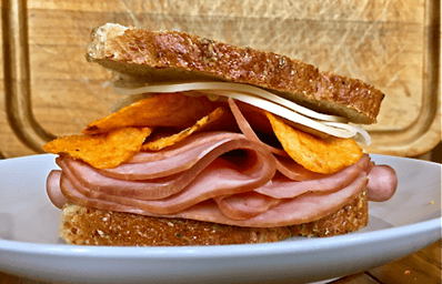 spoon ham and cheese