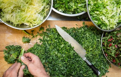 vinaigrette lettuces