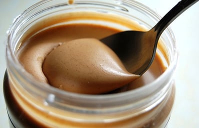 spooned peanut butter photo Tumblr
