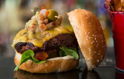 ostrich burger engruna eatery