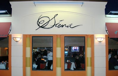 Siena outside sign