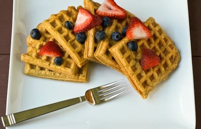 Gluten Free Gingerbread Waffles 4