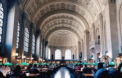 boston public library bates hall