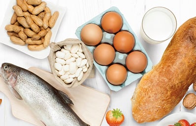label reading food allergens
