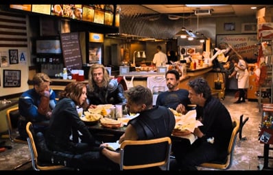 avengers eating
