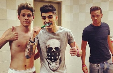 zayn teeth brushing alh 100213