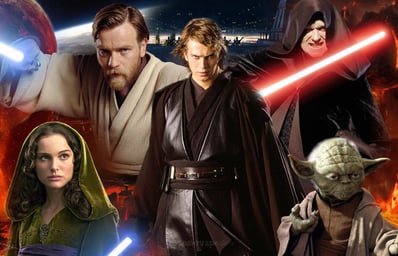 Star Wars I II III Prequels