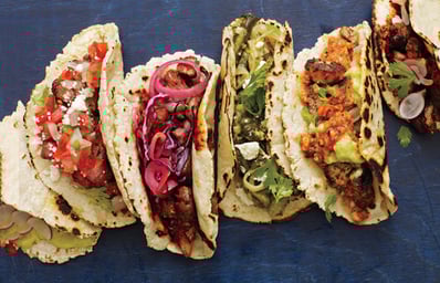 6 different types of tacos tacos and tequlia themed party