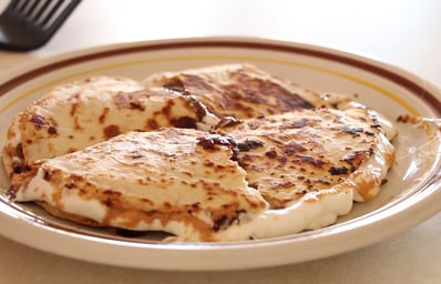 finished quesadilla