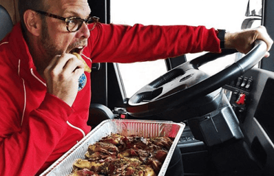 alton brown eating car instagram