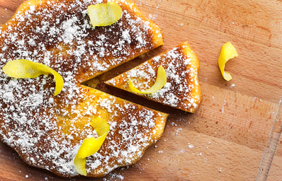 peach lemon cake