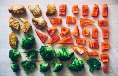 red lunch green knolling