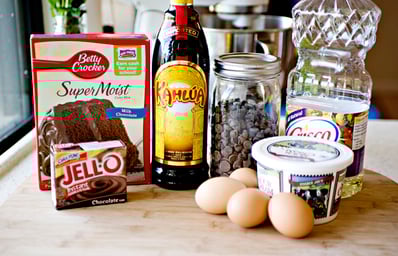 chocolate kahlua cake