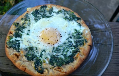 pizza egg