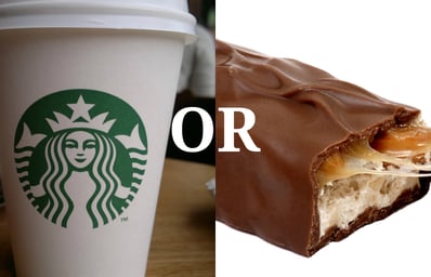 Starbucks v. Snickers 1