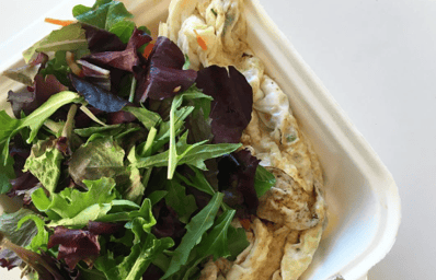 Omelette with Lettuce