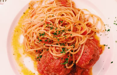 Spaghetti and Meatballs from Italy