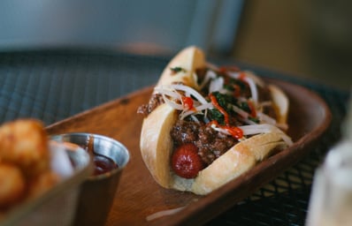 fusion vietnamese hot dog